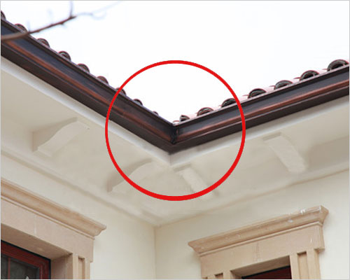 F-2仿銅色落水系統(tǒng) 仿銅色落水系統(tǒng)銅產品表面自然氧化變黑后,經人工拉絲打磨,局部露出紫銅本色的效果.